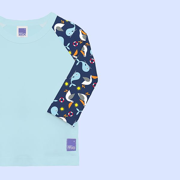 Bambino Mio UV Zwemshirt - Bescherming Tegen Zon (UPF 40+) Voor Baby's En Kinderen, Nautisch Design