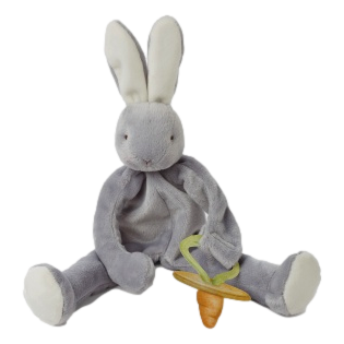Pacifier cuddly toy - rabbit blue