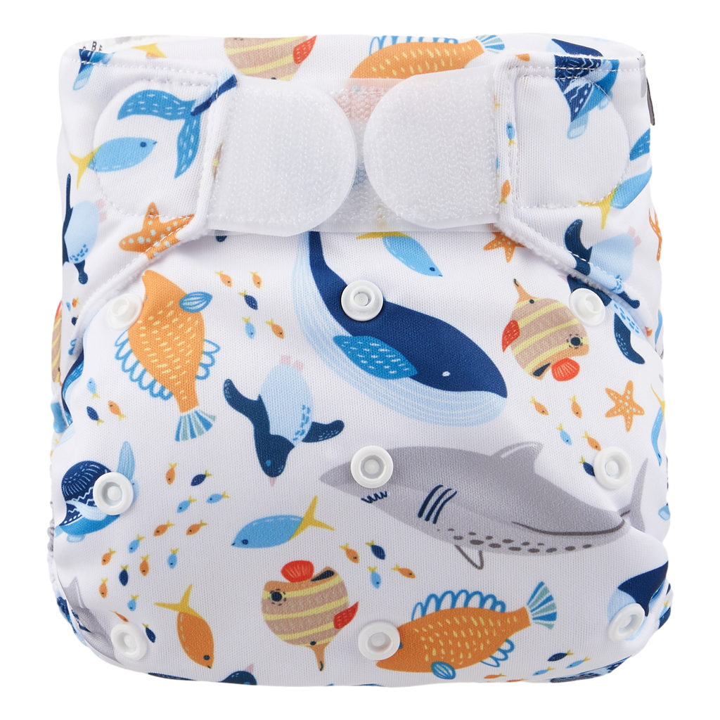 HappyBear swim diaper - Flamingo
