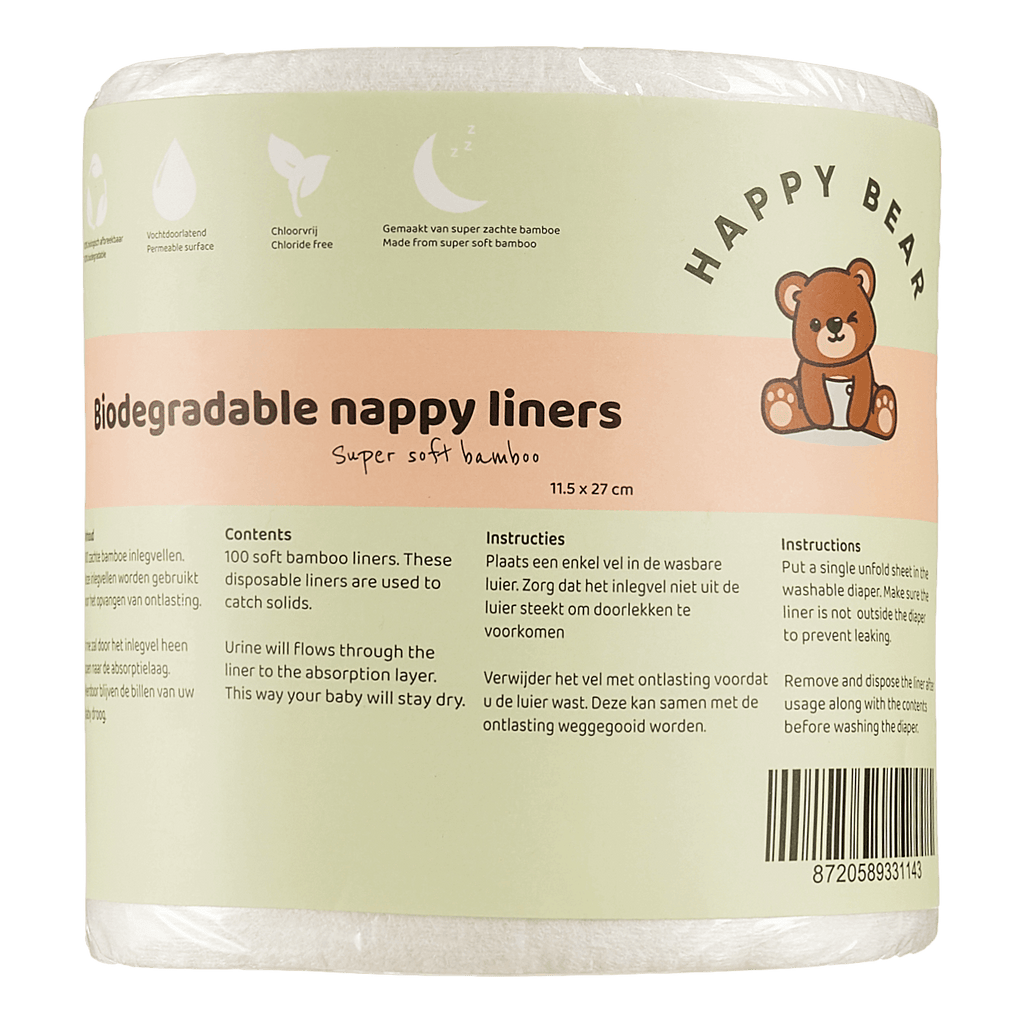 Inserciones HappyBear - 1 rollo (100 hojas)