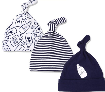 Baby hat set - Elephant striped