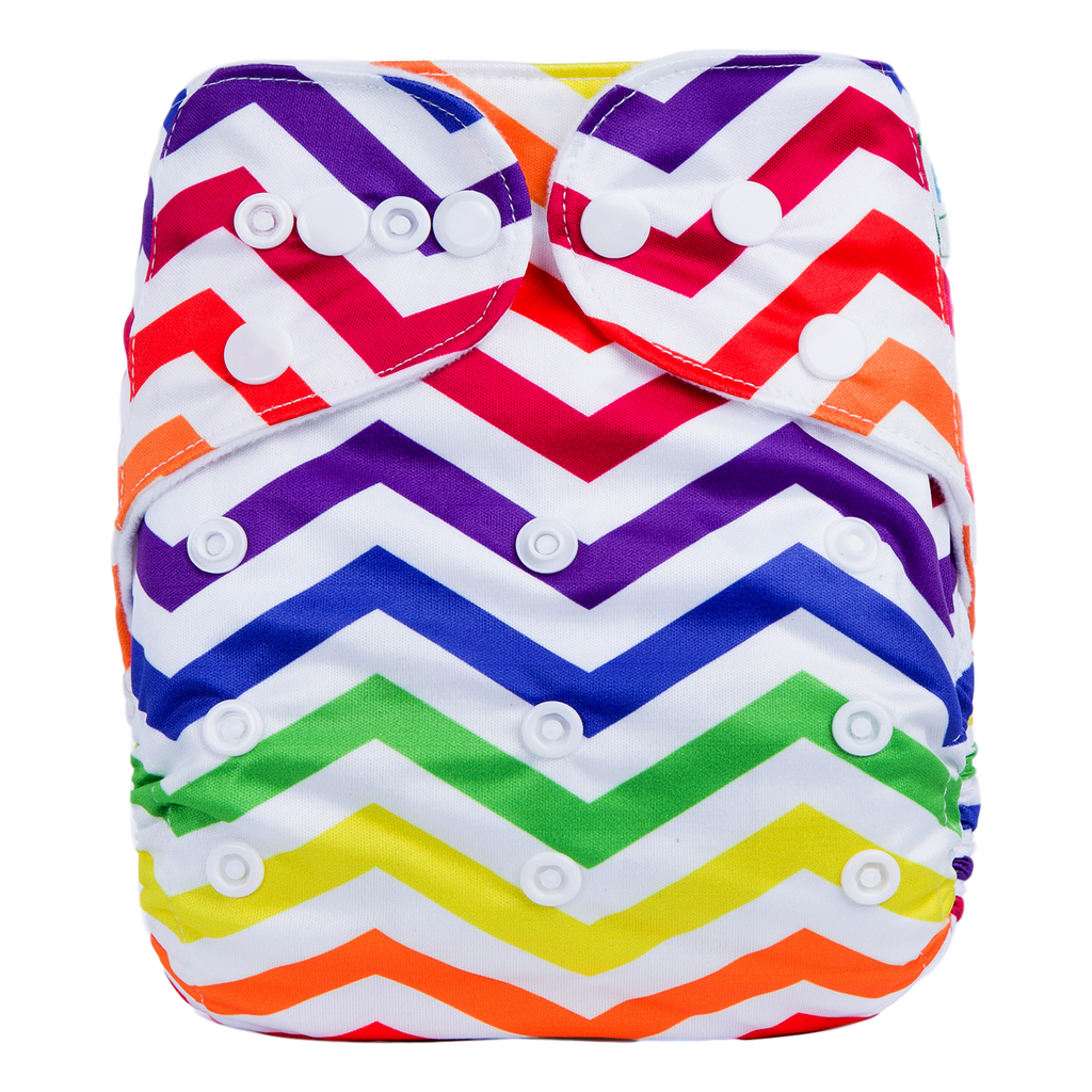 Pocketluier - Zigzag gekleurd groot Pocketluier AnAnBaby