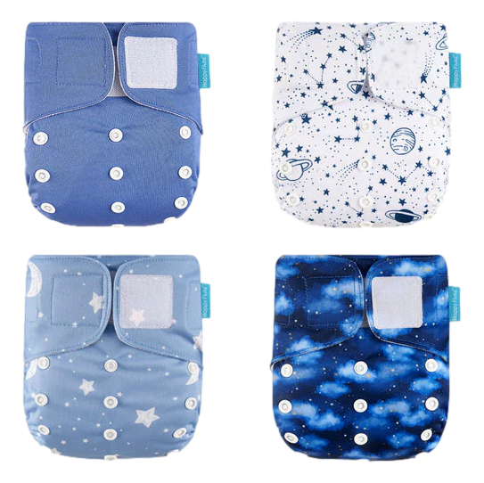 Pocket diaper set - Navy Blue