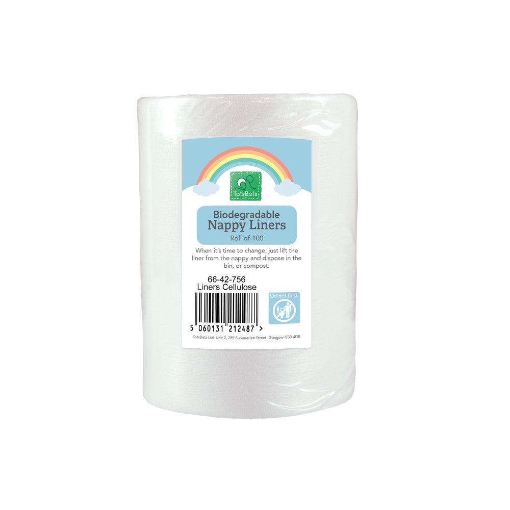 TotsBots diaper pads - 1 roll (100 sheets)